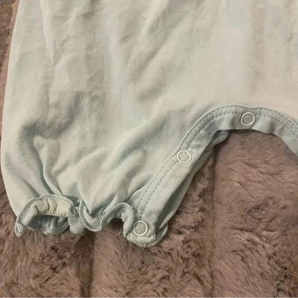 Feather Baby Light Blue Romper - Picture 4 of 6